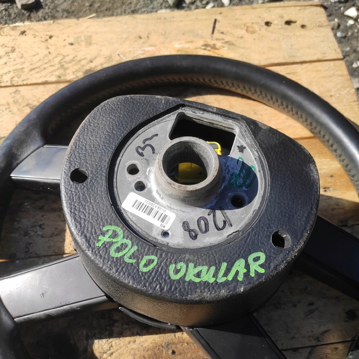 фото №4, Руль подушка безопасности кожа vw polo 4 iv панель крепления фар