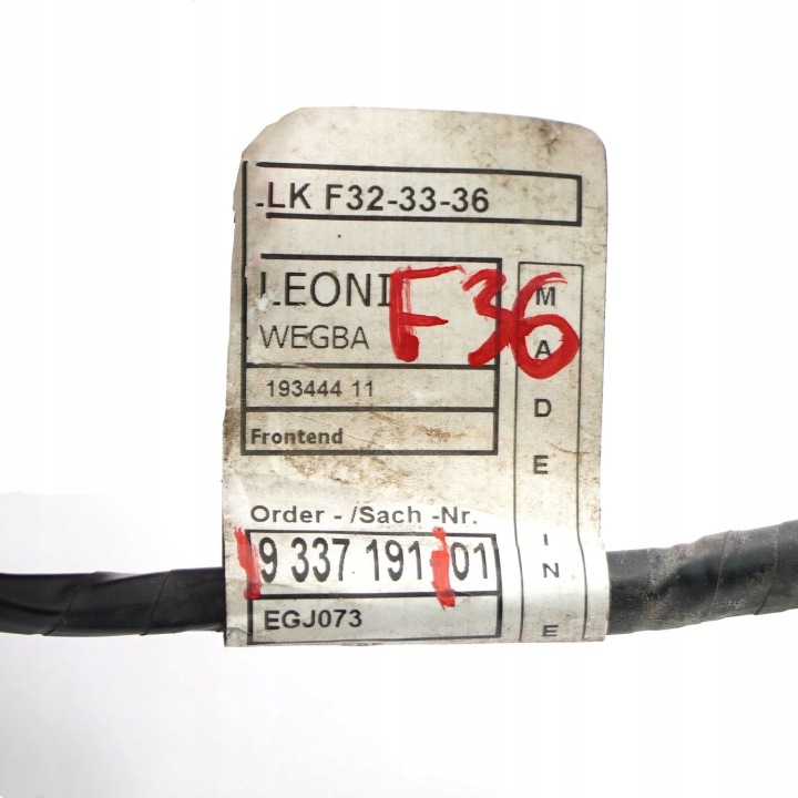 фото №10, Bmw f32 f36 джгут провід pdc бампер перед 9337191