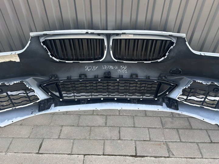 фото №7, Bmw x1 f48 бампер перед переднее комплектный хороший альпийский белый 300 м-пакет