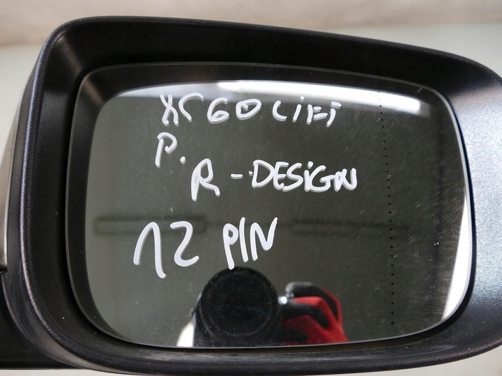 фото №16, Volvo xc60 i рестайлінг 2014-2017r дзеркало складний 12 pin праві uk 31352119