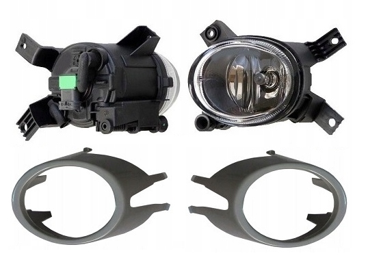 фото №1, Протитуманні фари + рамки audi a4 b7 2004-2008