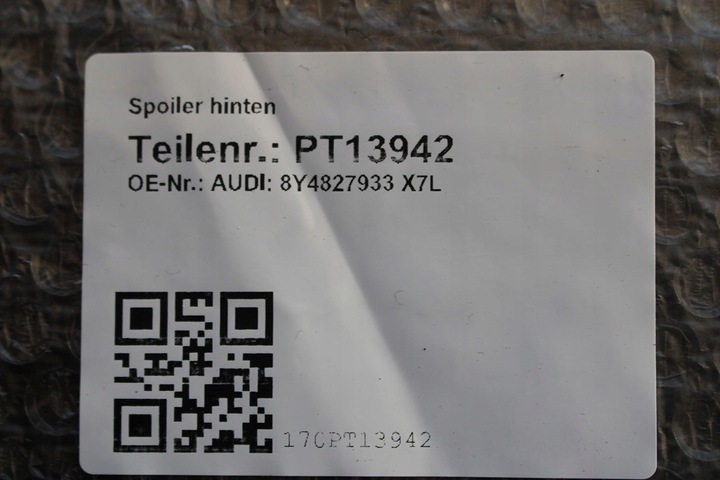 фото №10, Audi a3 sportback спойлер крышки 8y4827933 багажник