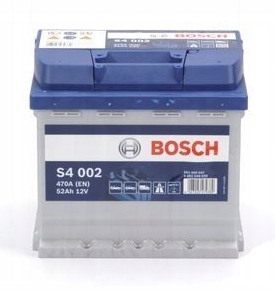 BOSCH АКУМУЛЯТОР АВТОМОБІЛЬНИЙ 52AH 470A SILVER S4 P+