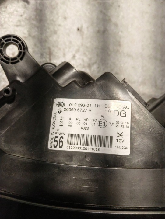 фото №12, Renault scenic iv лінза zw комплект лампа перед 260606727r