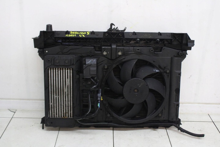 фото №1, Citroen berlingo iii partner 08r- 1.6 hdi pas переднє радіатор вентилятор