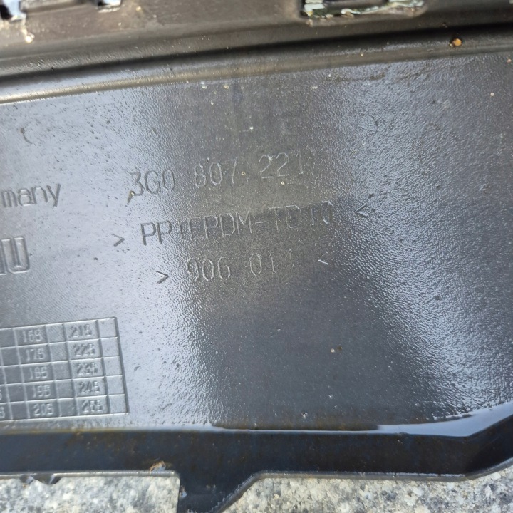 фото №8, Vw passat b8 3g0 highline 14- бампер перед передний 4xpdc 3g0807221a