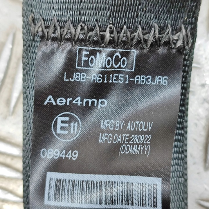 фото №9, Ford mustang mach-e 2023 ліва сторона pas безпеки сидіння заднього