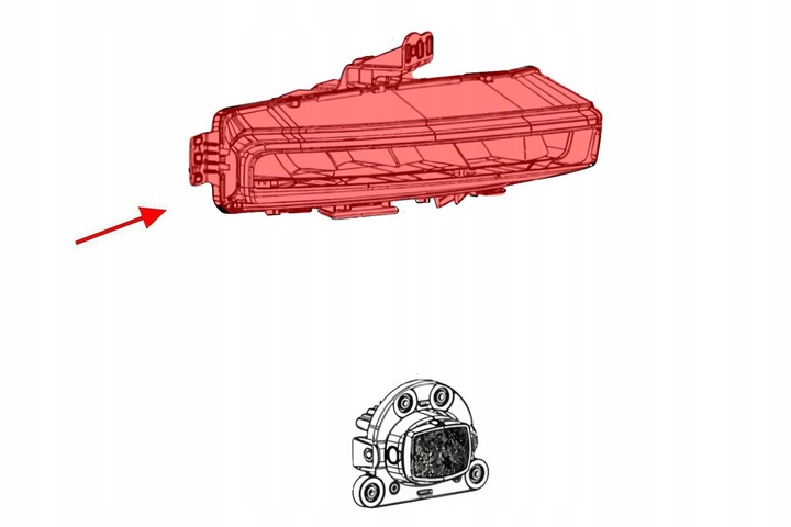 фото №4, Jeep grand cherokee v wl 2021+ галоген drl led правые 68465140ac