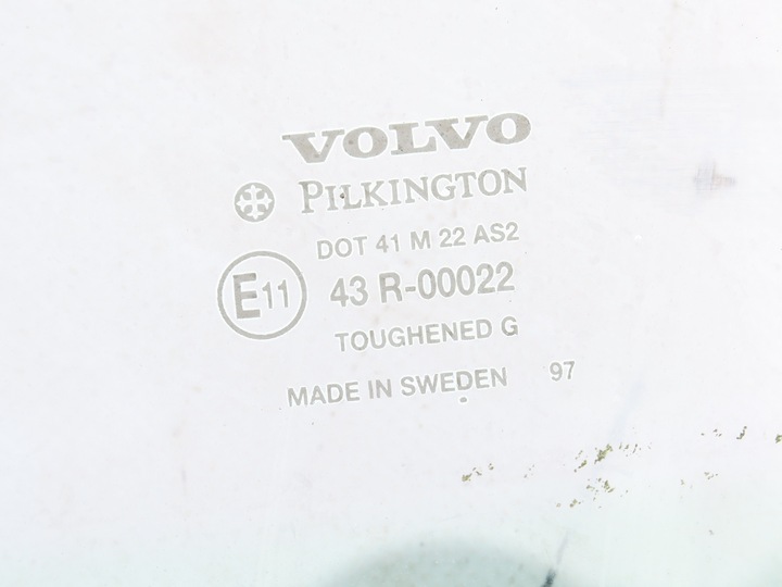 фото №2, Стекло 1997r левый перед volvo c70 купе i 1 98-