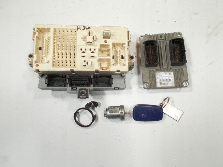 фото №1, Компьютер набор иммобилайзер замок зажигания fiat stilo 1.6 16v iaw5sf.a1