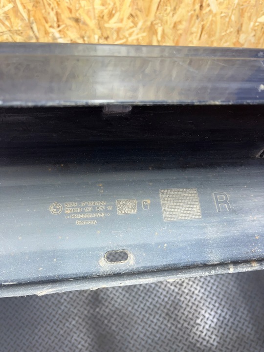 фото №12, Накладка порогова планка bmw e60 e61 a35/5 монако-блакитний/синій права