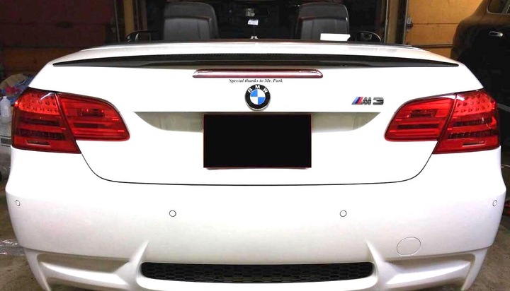 фото №6, Bmw 3 e93 cabrio спойлер спойлер na крышка багажника подкладка!!
