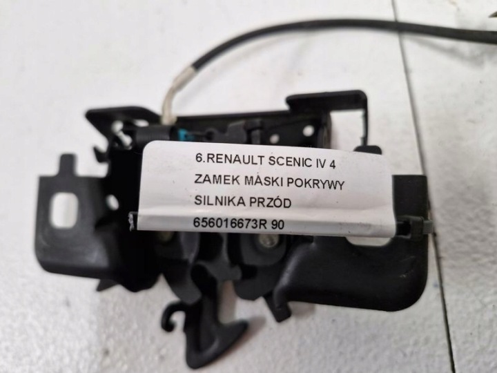 фото №6, Renault scenic iv 4 замок капота кришки двигуна перед 656016673r