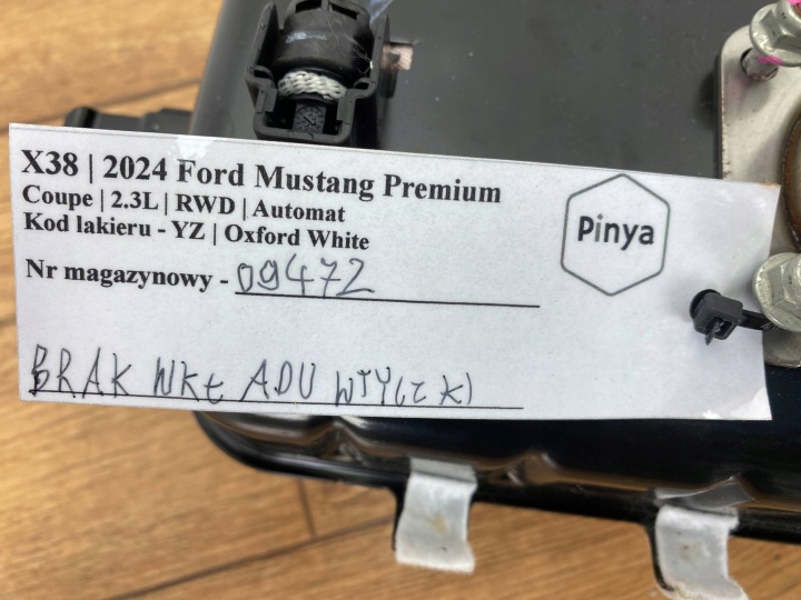 фото №6, Повітряна подушка пасажира подушка  ford mustang vii mk7 2024+