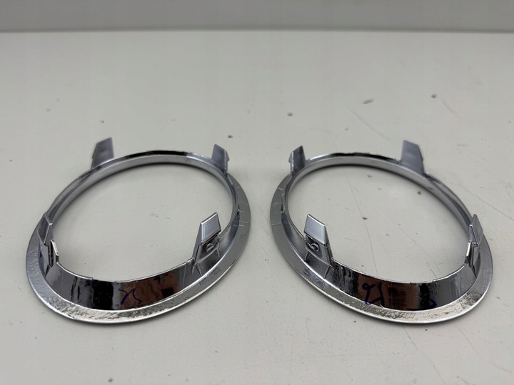 фото №4, Dacia logan ii 2 sandero ліва права рамка галоген решітка хром 12-