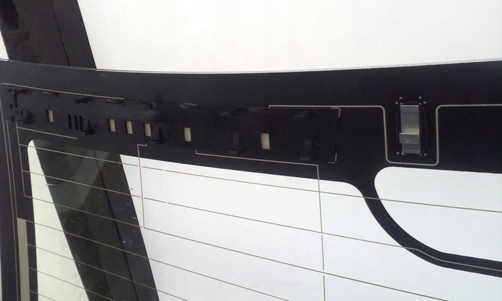 фото №5, Стекло задняя зад bmw 5 e60 sedan 2003-2010 отопление антенна оригинальная