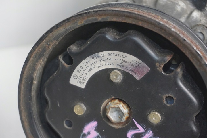 фото №5, Audi a4 b6 b7 компрессор кондиционера компрессор 1.9tdi 8e0260805d denso