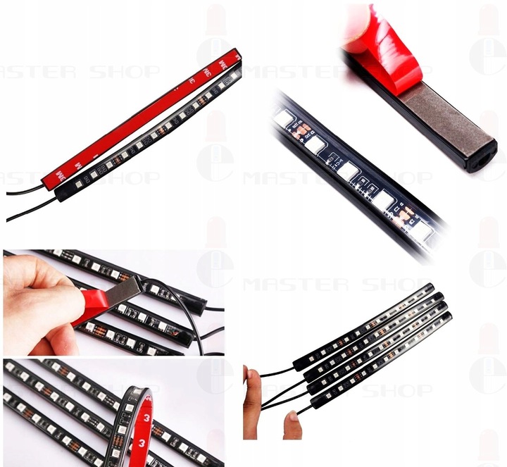 фото №9, Освещение интерьера кабины автомобиль 48 led rgb pilot