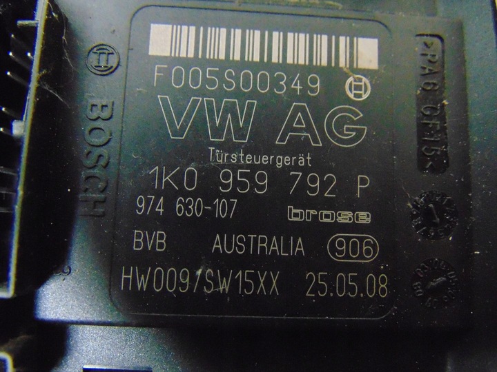 фото №12, Механизм стёкла правые перед vw passat cc 1k0959792p