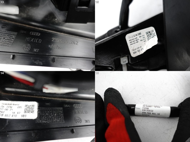 фото №14, Audi q5 sq5 ii fy 80a 80b 17-24 рестайлинг зеркало правые поворотник 6 pin eu