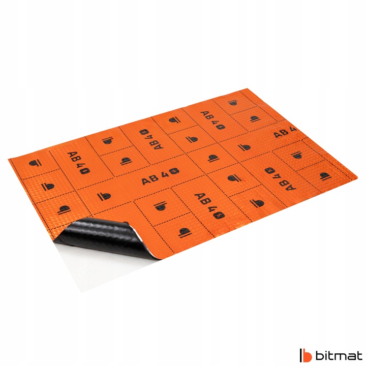 фото №10, Коврик wyciszająca na пол alubutyl 4mm толстая butylowa samoprzylepna