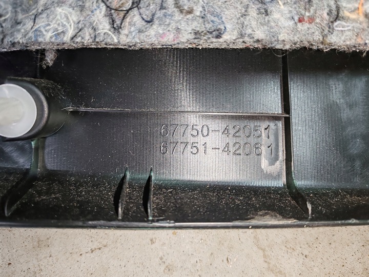 фото №6, Защита обивка крышки багажника зад задняя toyota rav-4 rav4 iv 13-18