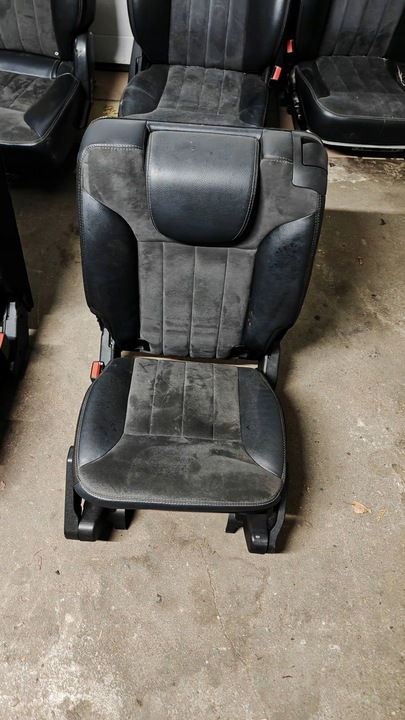 фото №9, Сиденья обшивки 7 человек алькантара электрические подогрев mercedes r класс w251