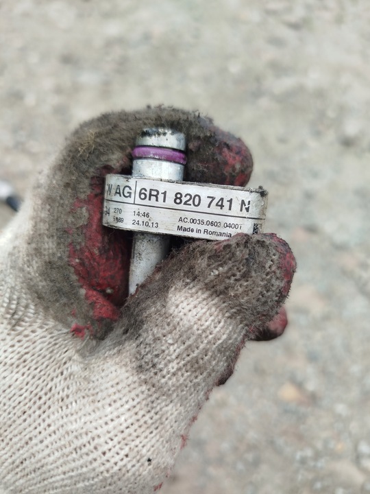 фото №11, Трубки шланг кондиціонера skoda fabia ii fl 13r 1.2 tdi cfw 6r1820743k