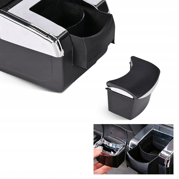 фото №7, Подлокотник автомобильный ze бардачком экокожа универсальный чёрный