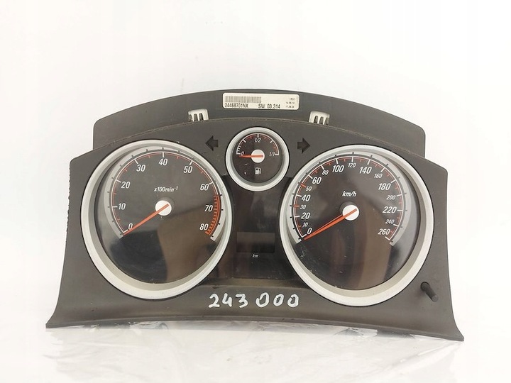 фото №7, Спідометр  obrotomierz opel astra h a04 24468701nx 110080256003 vdo