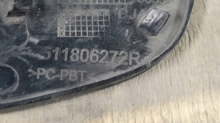 фото №5, Заглушка фаркоп бампера перед renault clio v чёрная