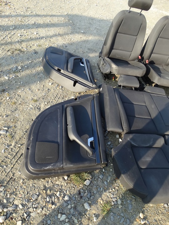 фото №7, Audi a4 b6 b7 01-07 сидіння диван чорні soul європа