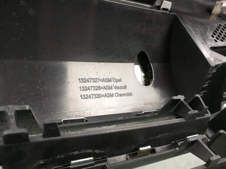 фото №12, 13247327 13247331 решётка радиатора решётка бампера перед opel zafira b ii 2 рестайлинг 08-14