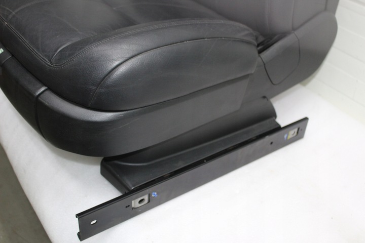 фото №8, Mercedes s w221 сидіння лівий передній рестайлінг чорна шкіра з підігрівом надувний