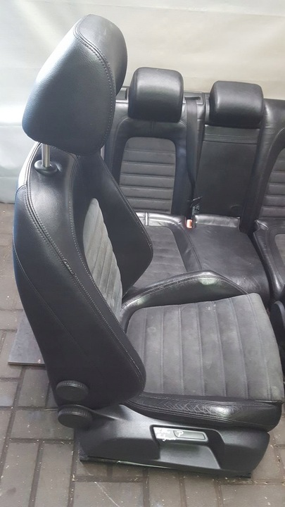 фото №9, Сидіння обшивки шкіра vw passat b6 2,0 tdi універсал