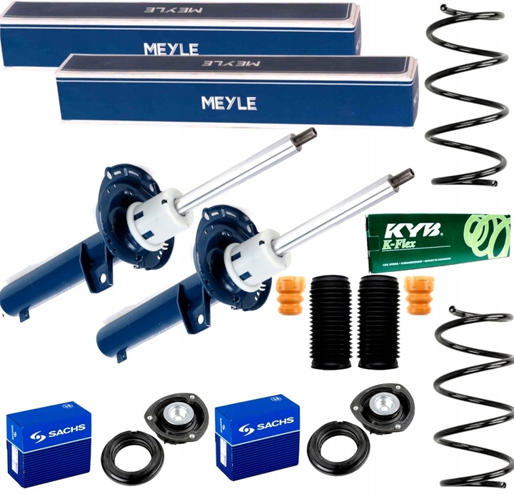 фото №1, Амортизатори пружини перед vw golf vii 7 skoda octavia iii meyle + kayaba