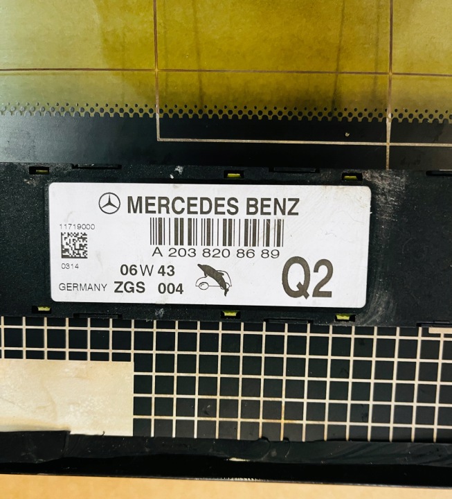 фото №5, Mercedes c-klasa w203 універсал скло кришки багажника