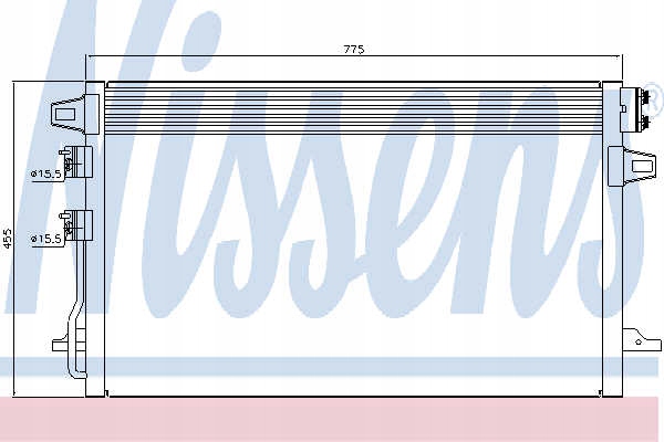 фото №12, Радиаторов кондиционера nissens 94929