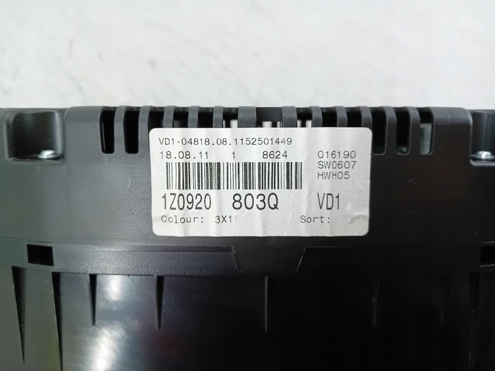 фото №9, Спидометр skoda octavia ii 1z0920803q 1.6 mpi