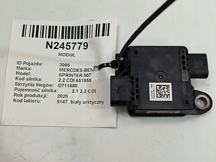 фото №1, Модуль датчики nox a0009050608 mercdes-benz sprinter 907