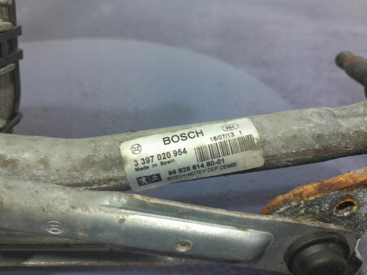 фото №7, Peugeot partner ii механізм склоочисника двигунчик перед 3397020954
