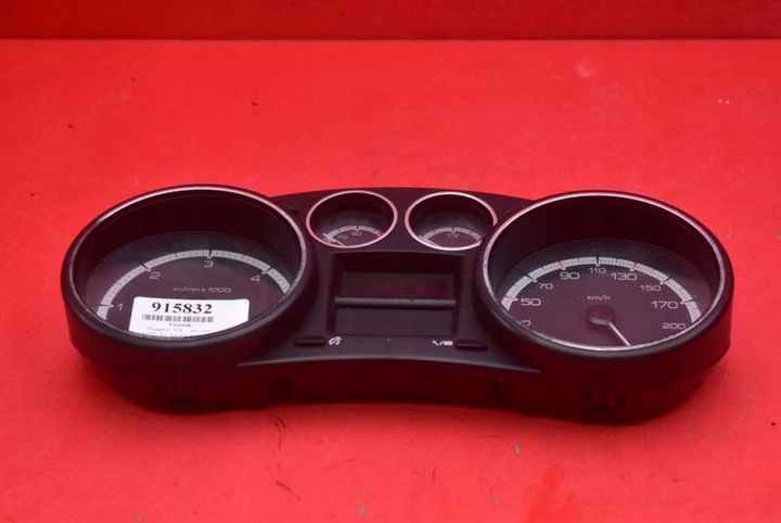 фото №6, Спидометр приборы eu 9665107480 peugeot 308 1 i t7 1.6 hdi 90 km 07-11