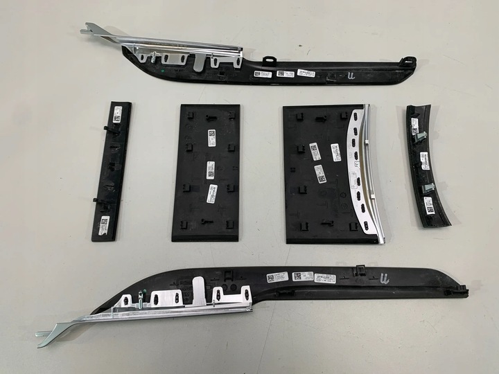 фото №6, Bmw 7 g11 g12 планки декоры туннеля fineline коричневый