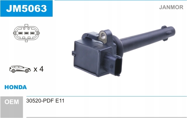 фото №2, Котушка запалювання janmor jm5063