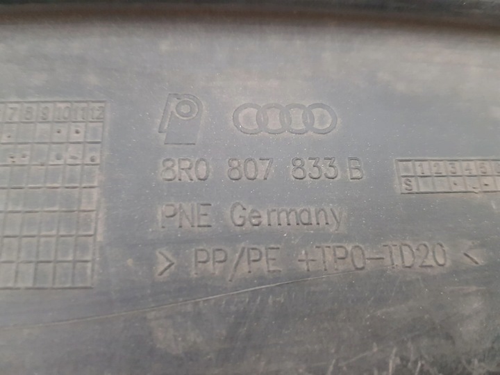 фото №15, Audi q5 s line дифузор накладка спойлер 8r0807833b