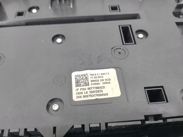 фото №15, Набір mutimedialny peugeot 308 ii t9 9810475880 9805593680 9811486280