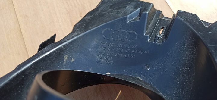 фото №6, Audi a8 d4 s8 рестайлінг решітка бампера права 4h0807680