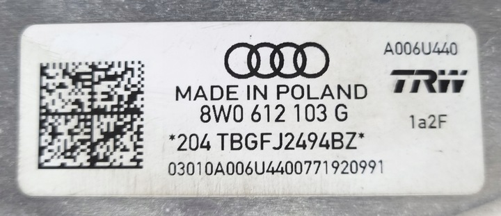 фото №9, Усилитель насос тормозная audi a4 a5 8w 8w0612103g