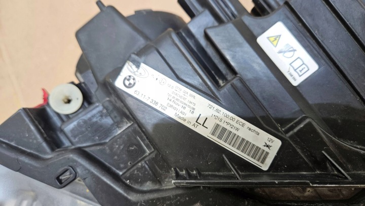 фото №14, Фара передня передня права bmw f30 f31 bi-xenon поворотний 7338702