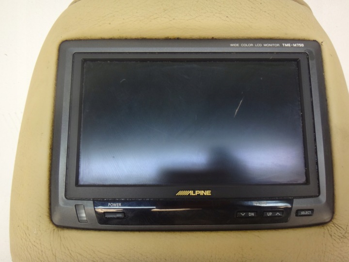 фото №7, Монітор w підголівник дисплея lcd 16.5 cm alpine tme-m750 bmw x5 e53